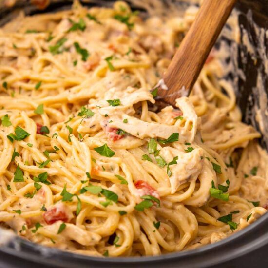 Slow Cooker Chicken Spaghetti