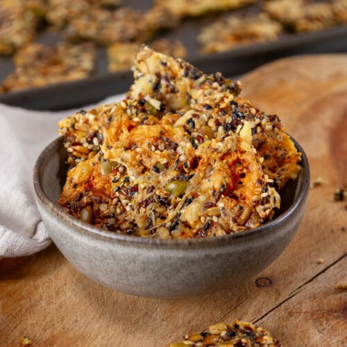 Super Seed Cheese Crackers