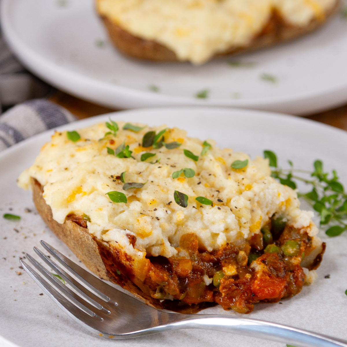 Shepherd’s Pie Potato Skins