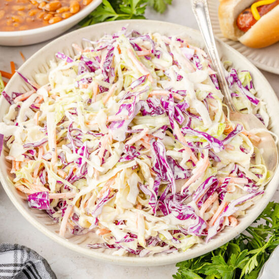 Creamy Greek Yogurt Coleslaw