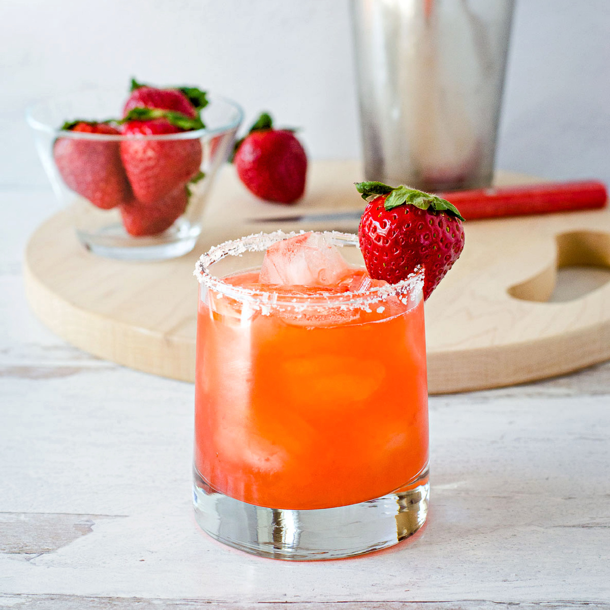 Easy Fresh Strawberry Margarita