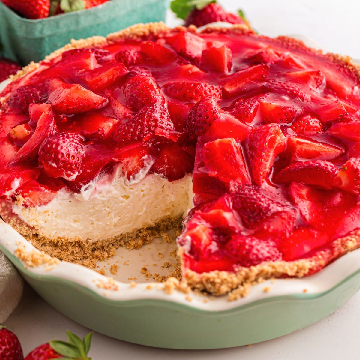 Strawberry Pretzel Pie