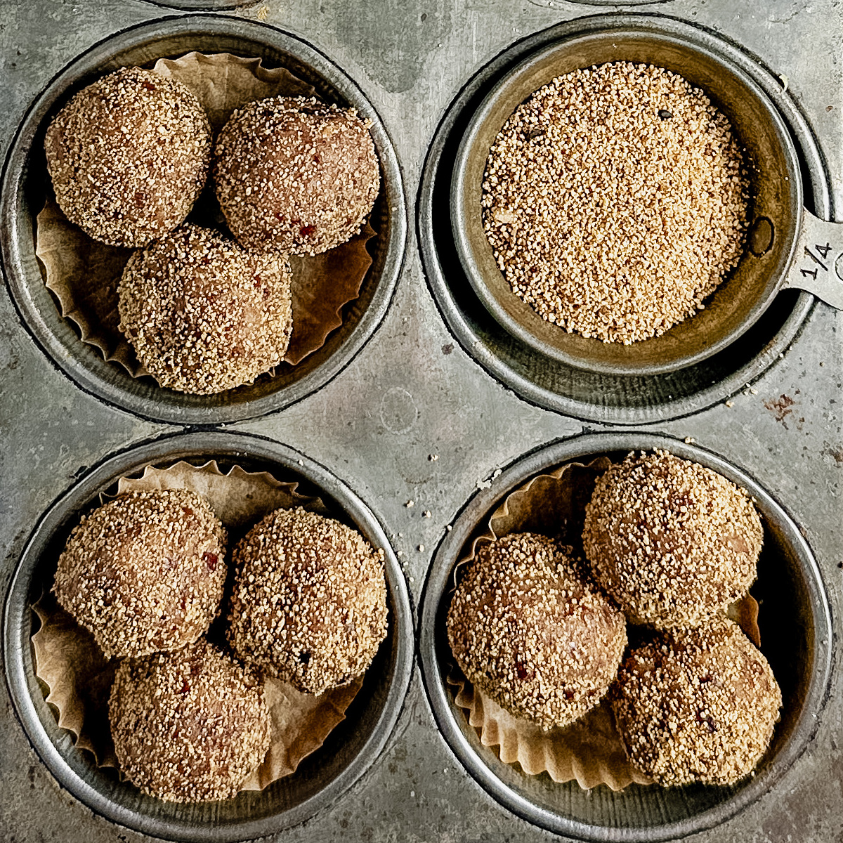 Tahini Date No-Bake Truffles