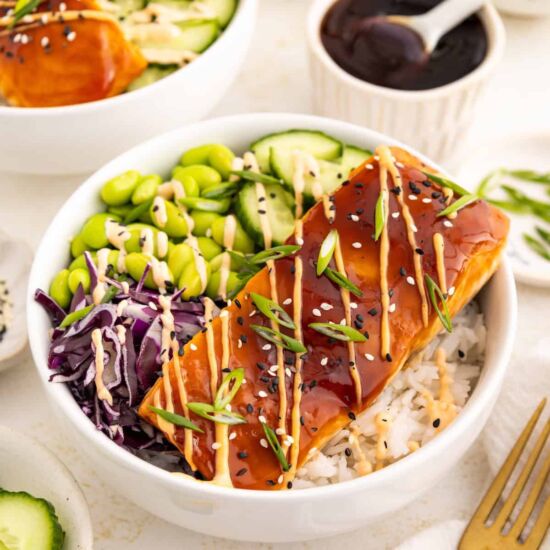 Teriyaki Salmon Bowl