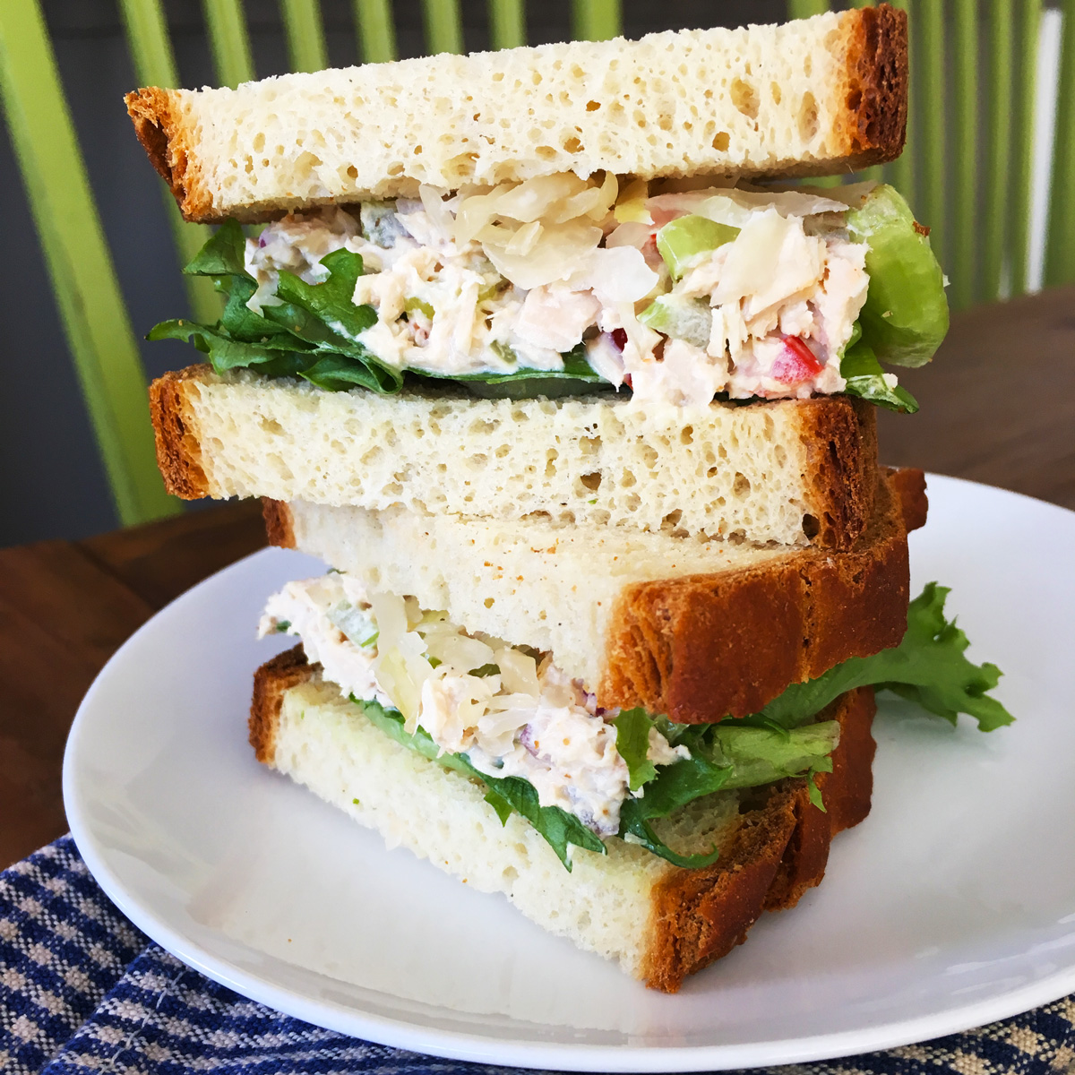 Tuna Sauerkraut Sandwich