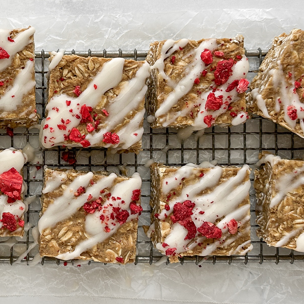 No Bake Vanilla Tahini Protein Bars
