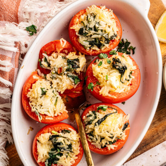 Stuffed Tomatoes with Rice