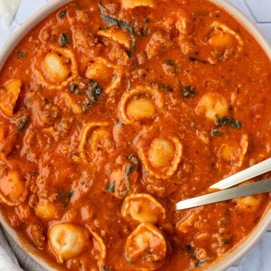 Sausage and Tortellini Soup