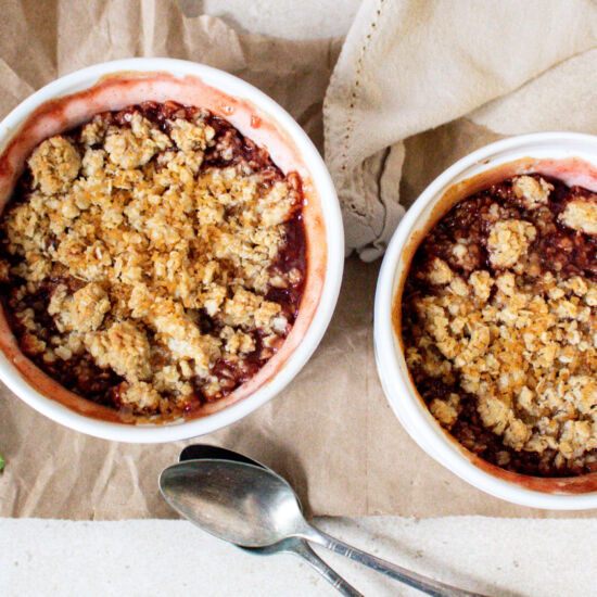 Knotweed and Strawberry Crisp