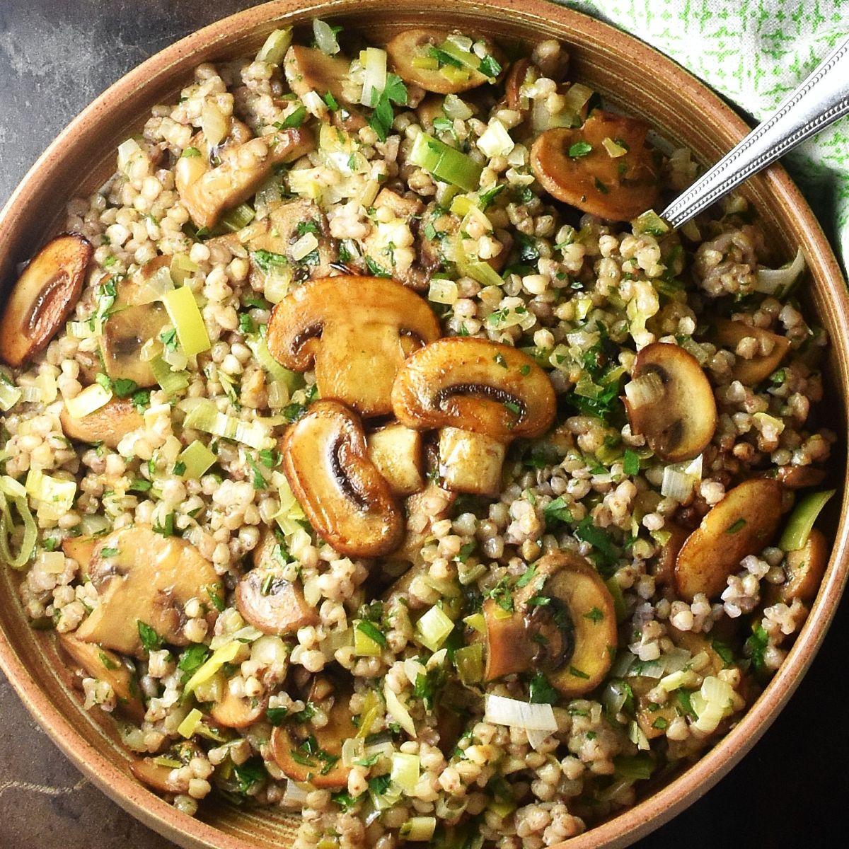 Polish Buckwheat with Mushrooms