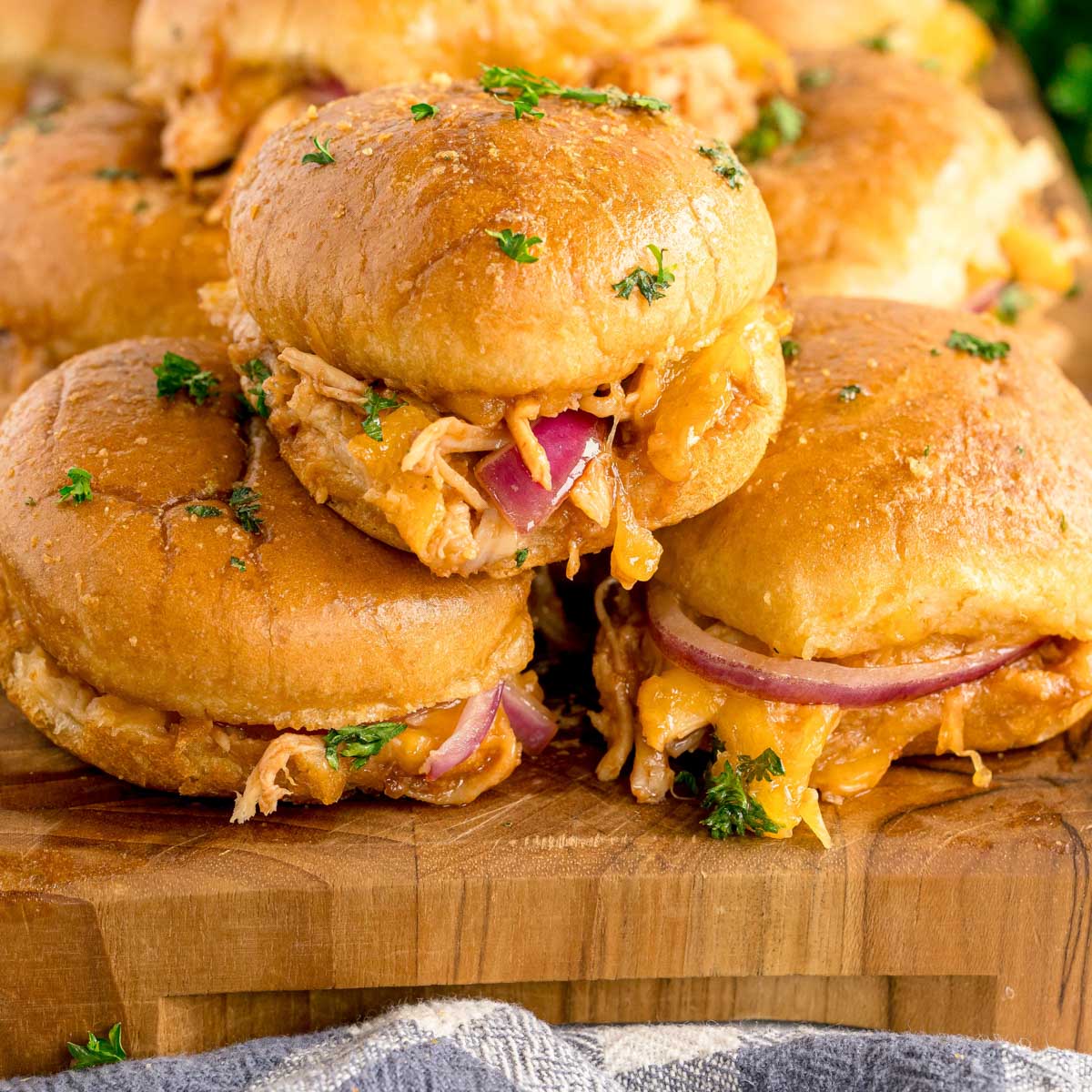 BBQ Chicken Sliders