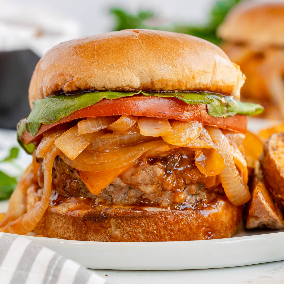 BBQ Pork Burgers
