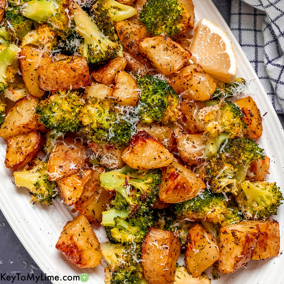 Roasted Potatoes and Broccoli