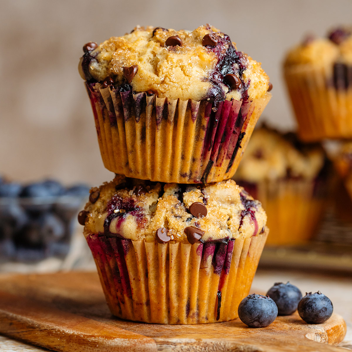 Blueberry Chocolate Muffins