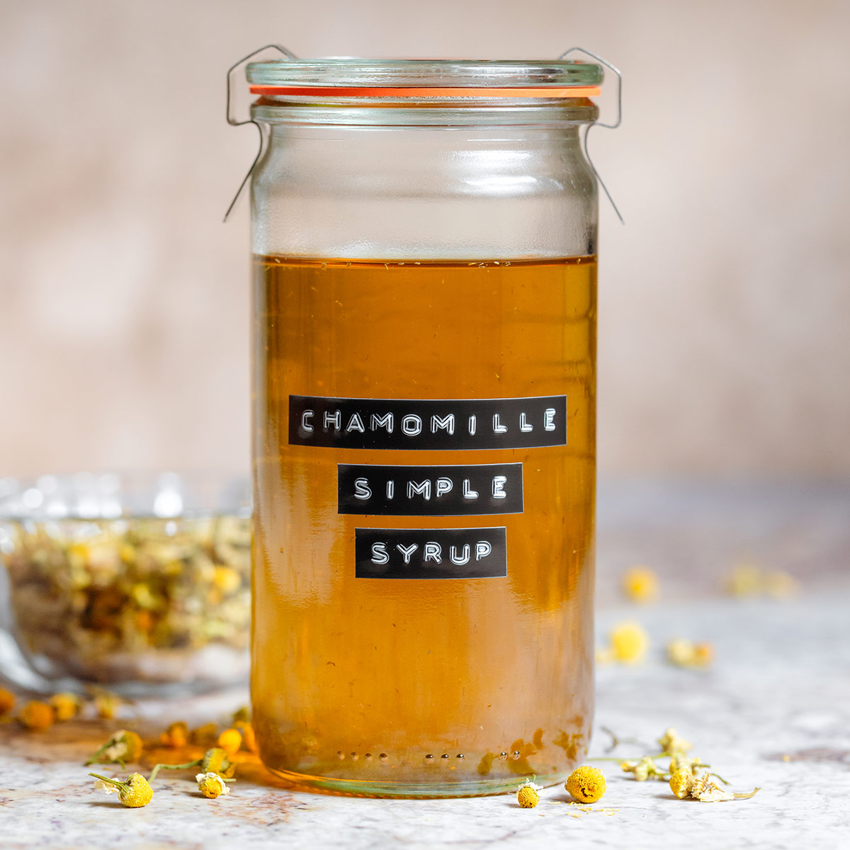 Chamomile Simple Syrup