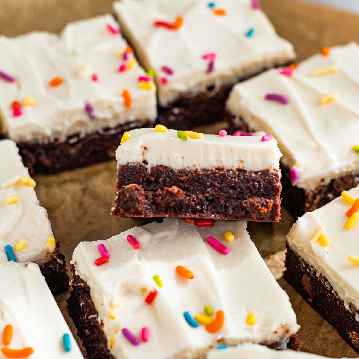 Brownies with Cream Cheese Frosting