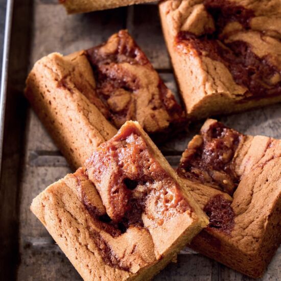 Chewy Caramel Blondies
