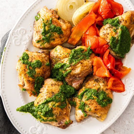 Sheet Pan Chicken and Peppers