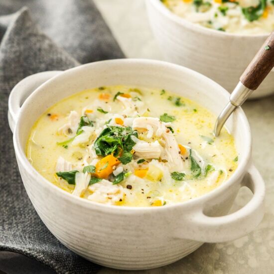 Creamy Chicken and Rice Soup