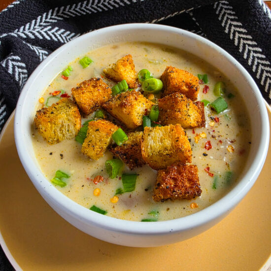 Creamy Potato & Onion Soup