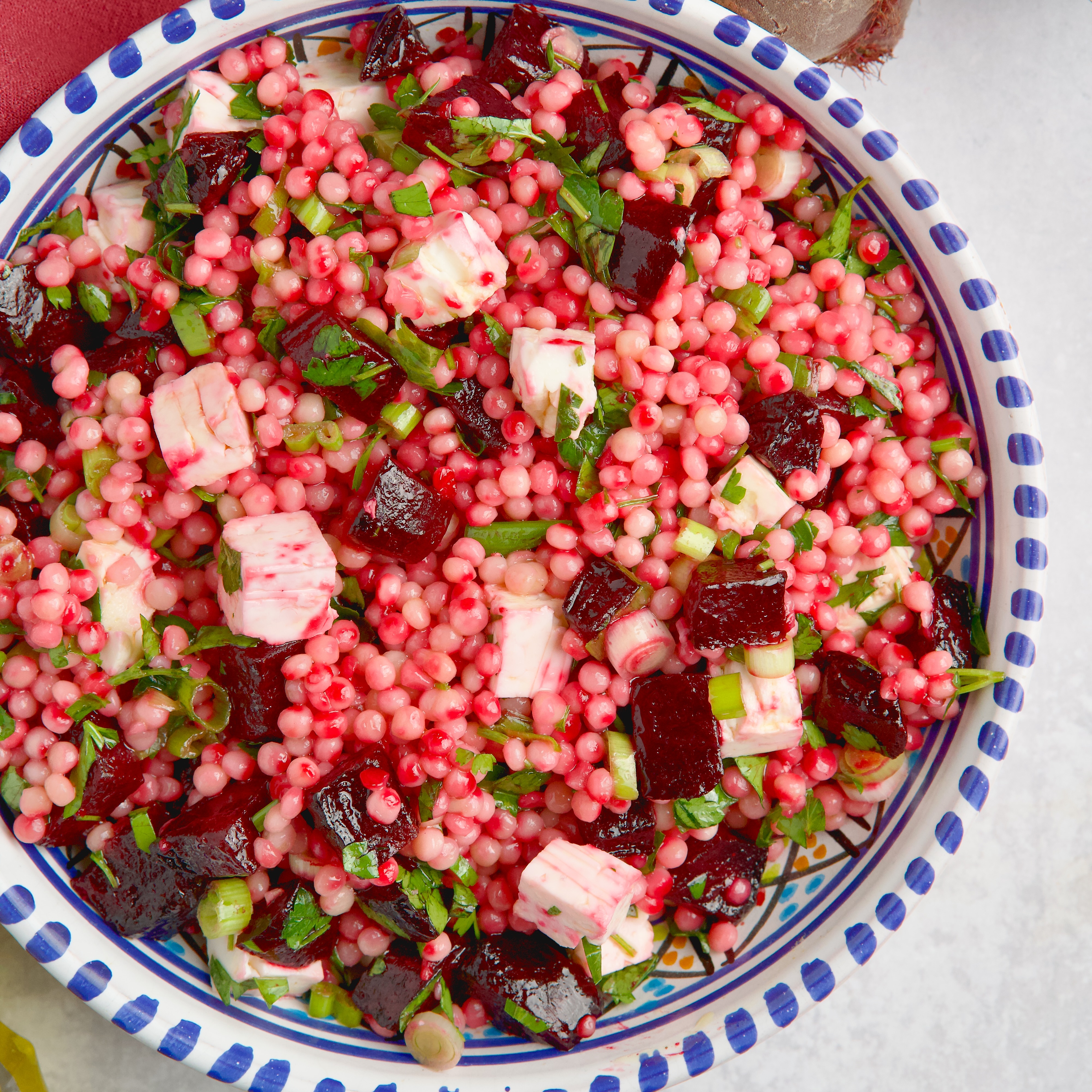 Couscous Salad With Beets And Feta