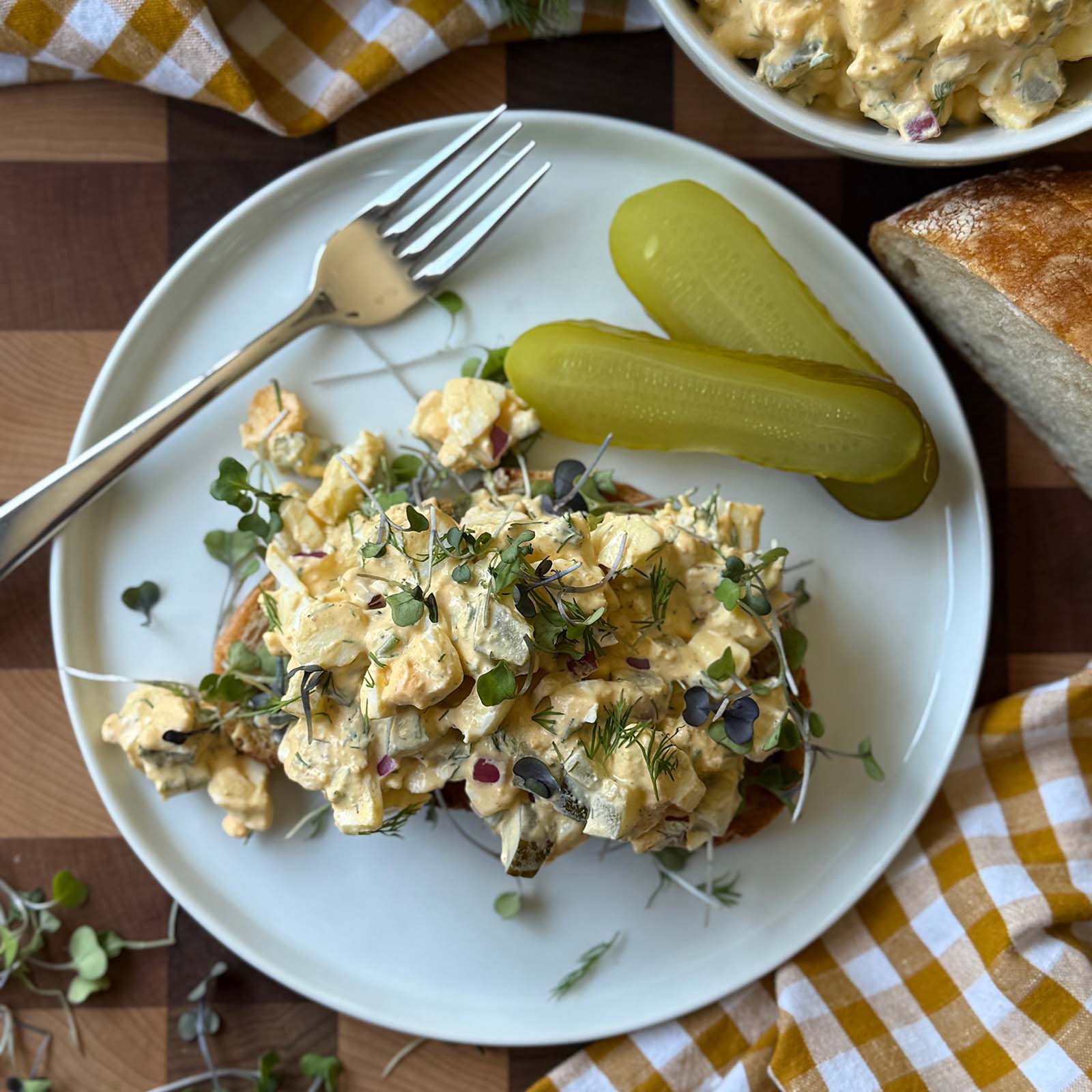 Dill Pickle Egg Salad