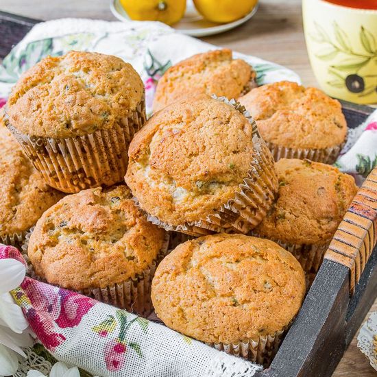 Fluffy Egg White Nut Muffins