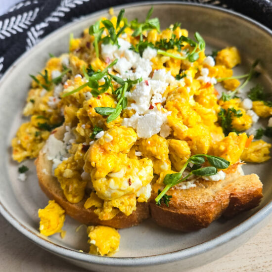 Golden Scramble Toastie