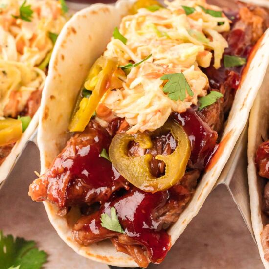 Slow Cooker BBQ Beef Tacos