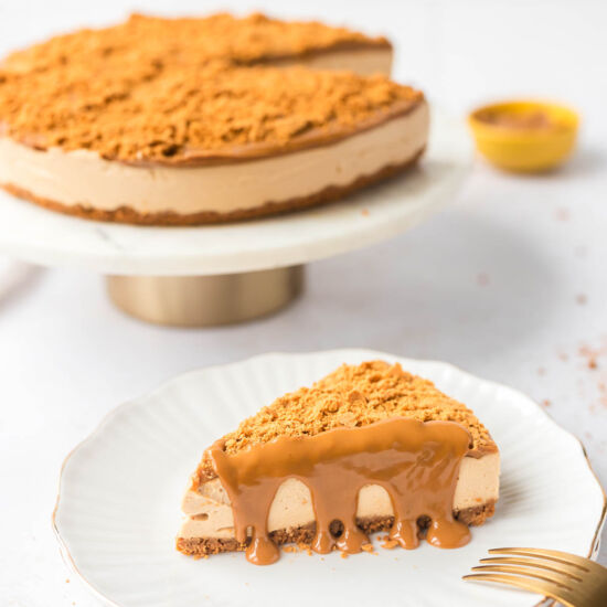 No Bake Biscoff Cheesecake