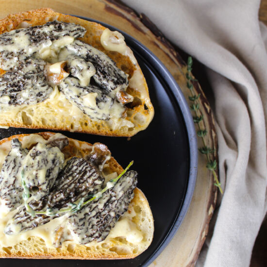 Morel Mushroom Toast
