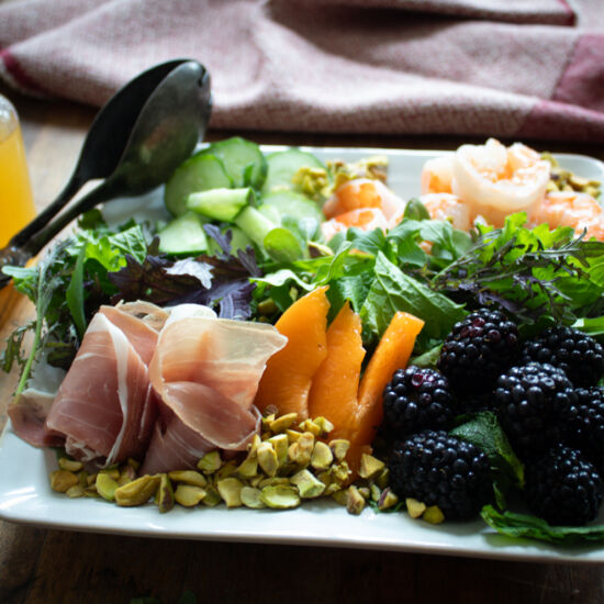 Shrimp Salad Apricot Vinaigrette