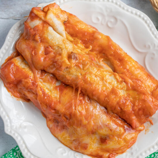 Instant Pot Cheesy Beef Enchiladas