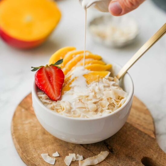 Mango Sticky Rice Oatmeal