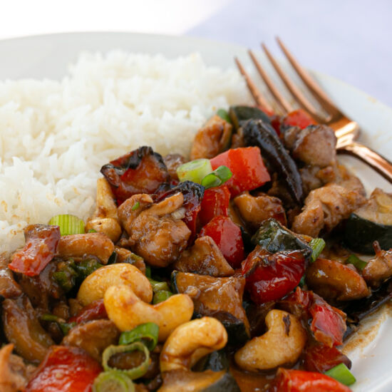 Air Fryer Kung Pao Chicken