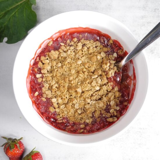 Strawberry Rhubarb Crisp