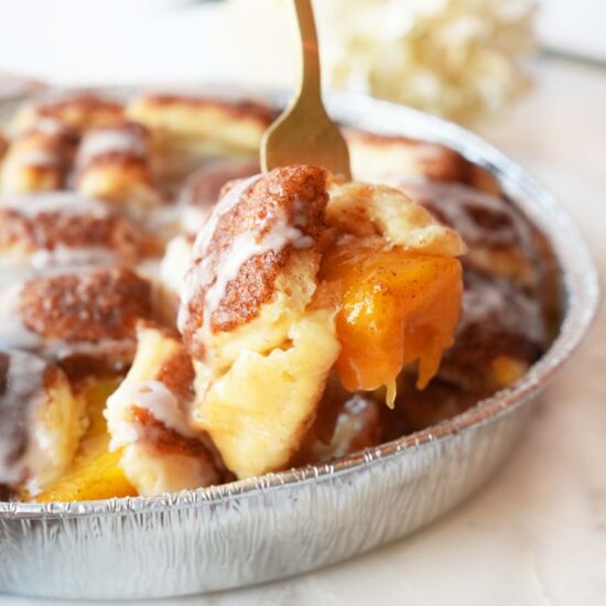 Peach Parker House Rolls