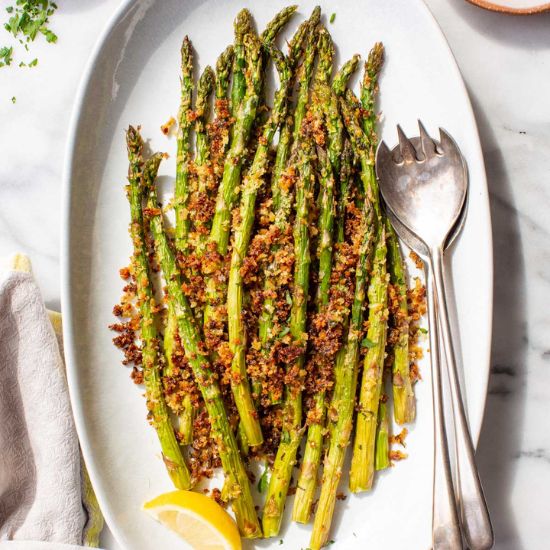 Roasted Asparagus with Parmesan