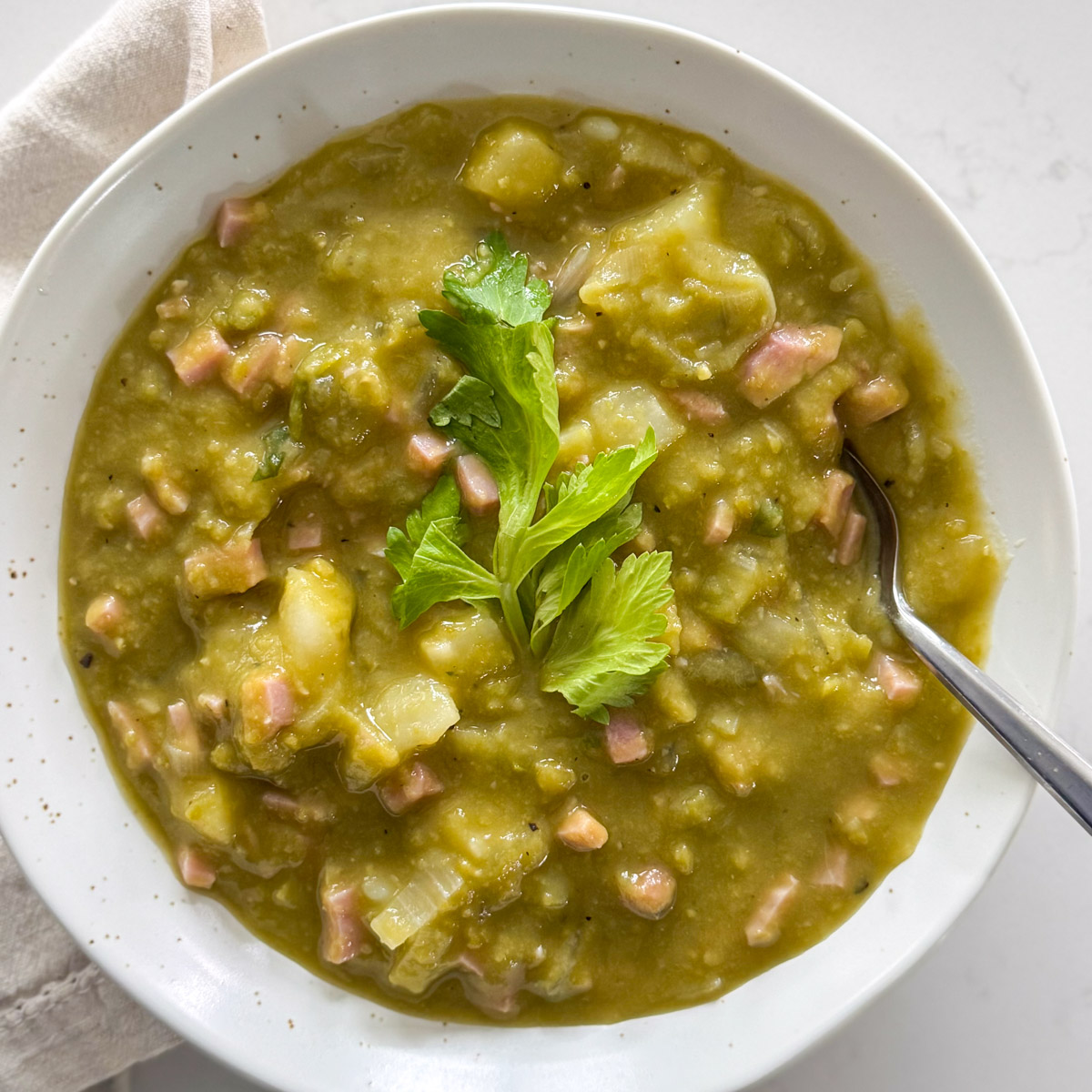 Split Pea Soup with Ham & Potatoes