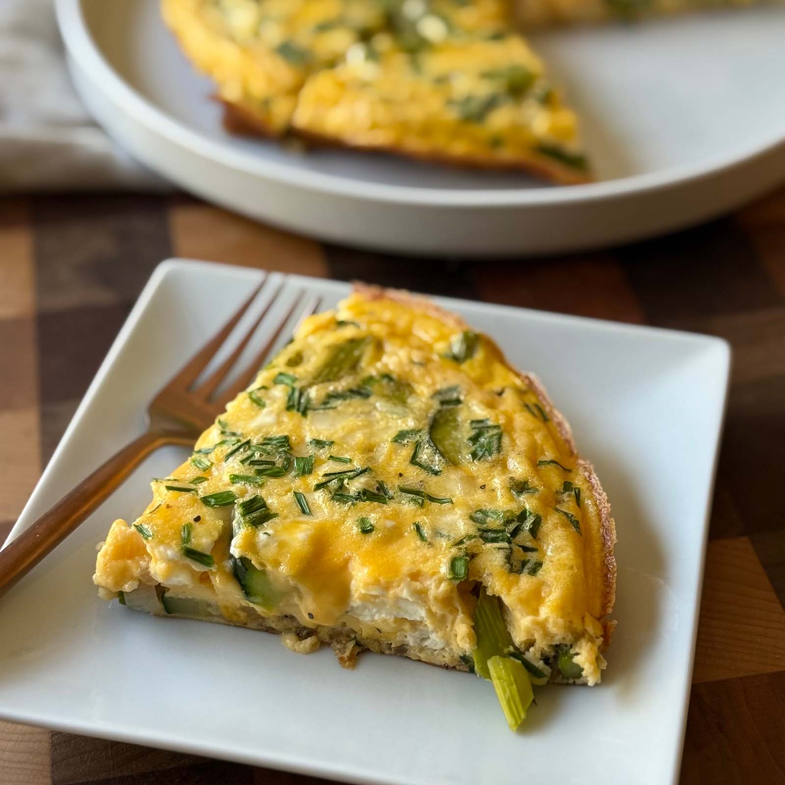Asparagus & Zucchini Frittata