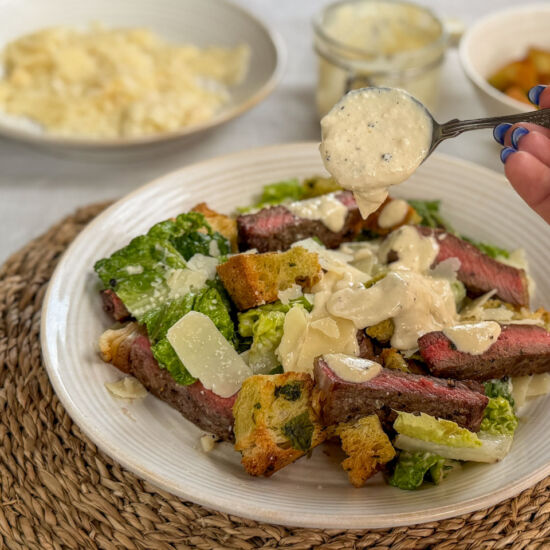 Welsh Beef Steak Caesar Salad