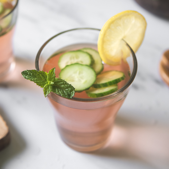 Strawberry Lemon Infused Water