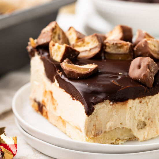 Twix Cheesecake Bars
