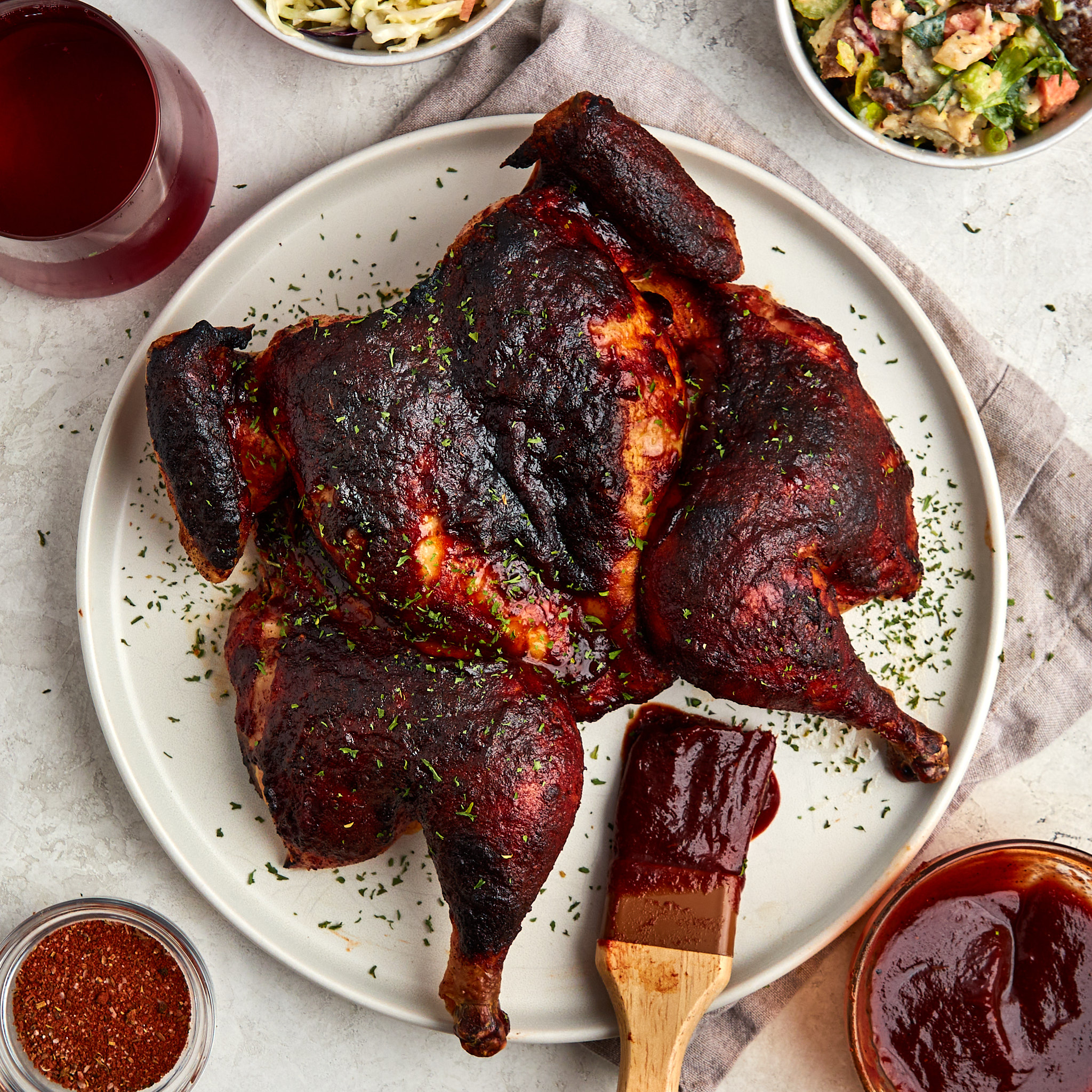 BBQ Spatchcock Chicken