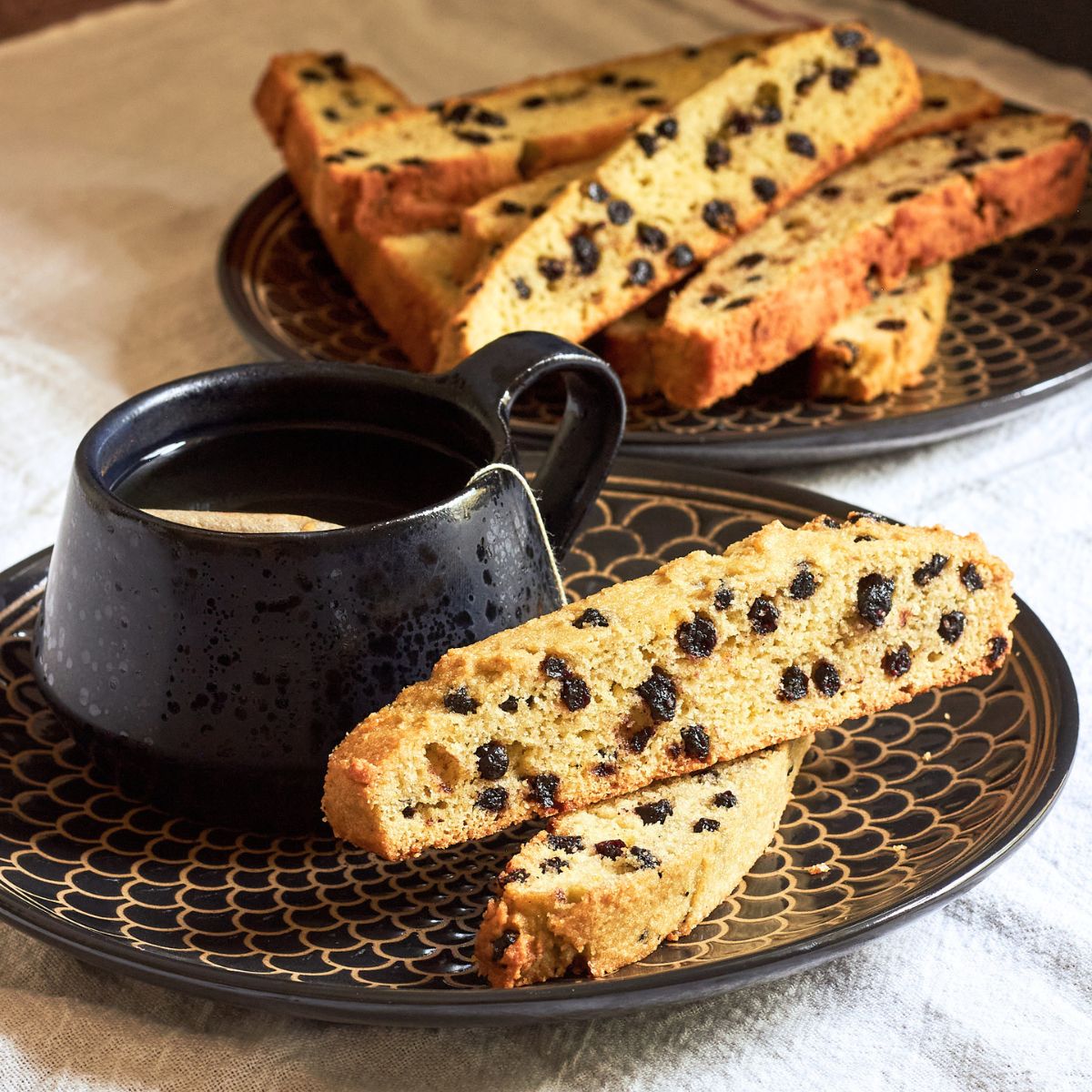 GF Lemon Blueberry Biscotti