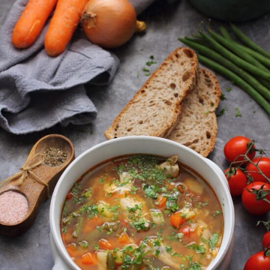 Romanian Soup with Vegetables