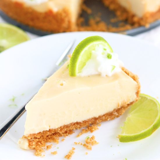 Creamy Crockpot Key Lime Pie