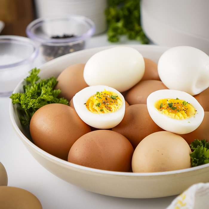 Crockpot Boiled Eggs