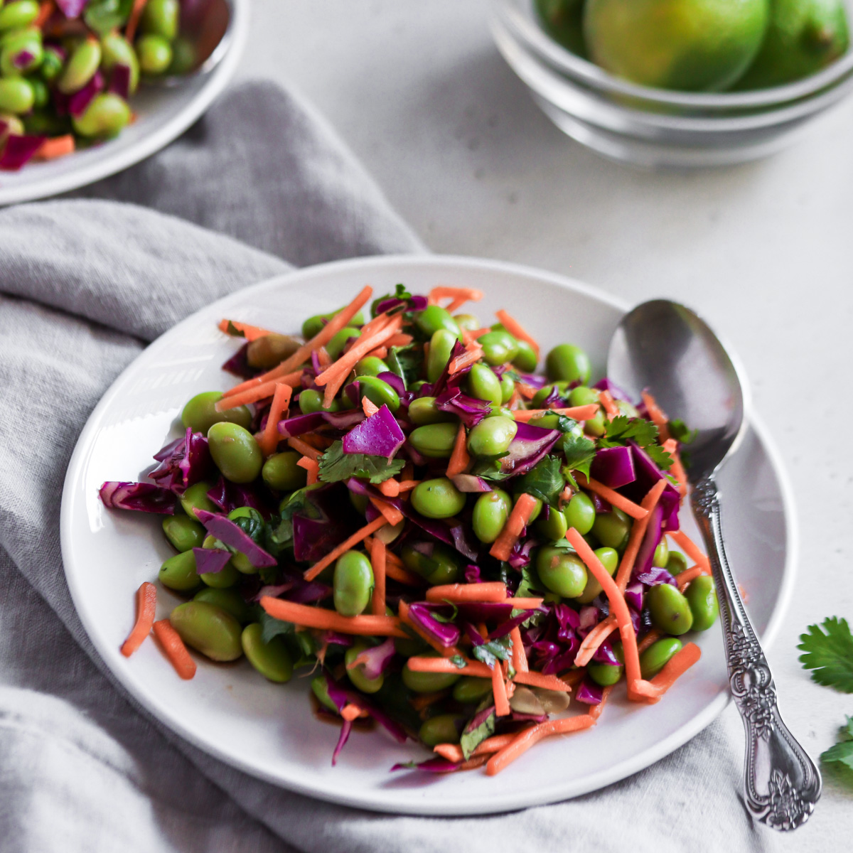 Ginger Lime Edamame Salad