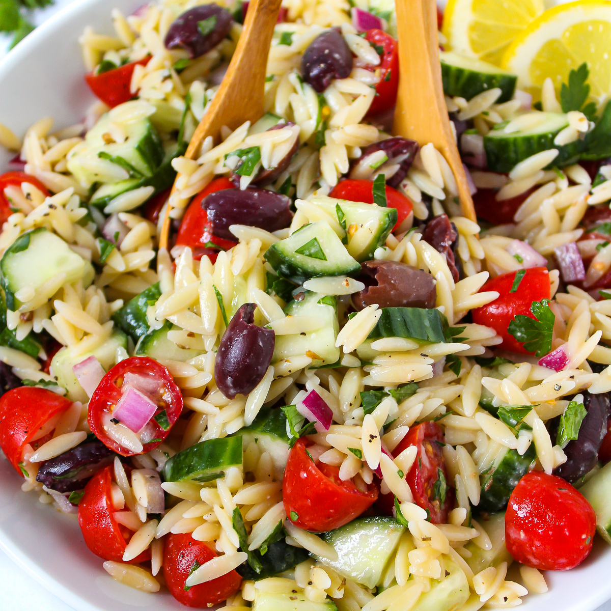 Greek Orzo Pasta Salad